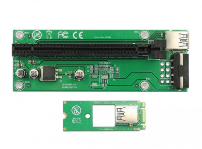 DeLOCK 41428 nätverkskort/adapters Intern PCIe, USB 3.2 Gen 1 (3.1 Gen 1)