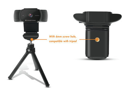 Conceptronic AMDIS02B webbkameror 5 MP 2592 x 1944 pixlar USB 2.0 Svart