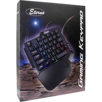 Inter-Tech KB-3035 tangentbord Spela USB QWERTY Svart