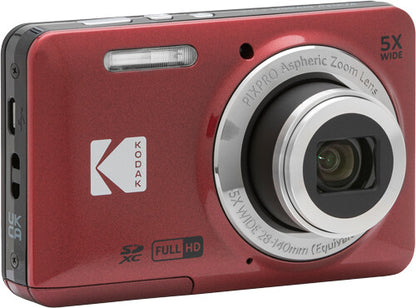 Kodak PIXPRO FZ55 1/2.3" Kompaktkamera 16 MP CMOS 4608 x 3456 pixlar Röd
