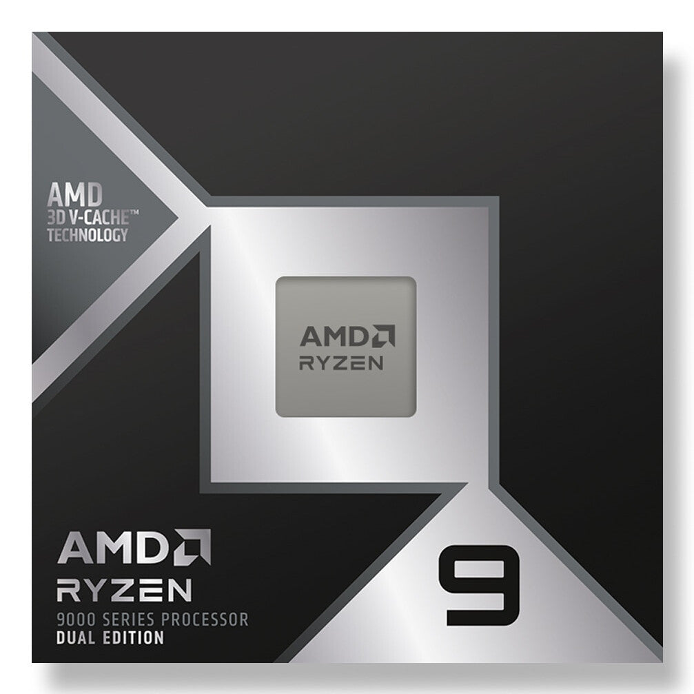 AMD Ryzen 9 9950X3D2 Dual Edition processorer 4,3 GHz 192 MB L3 Låda