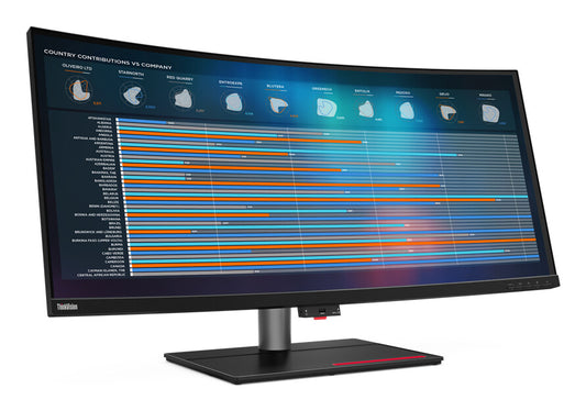 Lenovo ThinkVision P40w-20 LED display 100,8 cm (39.7") 5120 x 2160 pixlar 5K Ultra HD Svart
