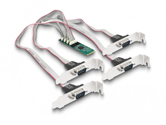 DeLOCK 95269 nätverkskort/adapters Intern M.2, RS-232