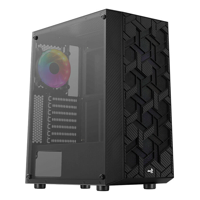 Aerocool Hive-G-BK-v3 Midi Tower Svart