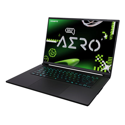 GIGABYTE AERO X16 1VH93DEC64AH bärbara datorer Copilot+ PC AMD Ryzen AI 7 350 Bärbar dator 40,6 cm (16") WQXGA 32 GB DDR5-SDRAM 1 TB SSD NVIDIA GeForce RTX 5060 Wi-Fi 6E (802.11ax) Windows 11 Home tyska Grå