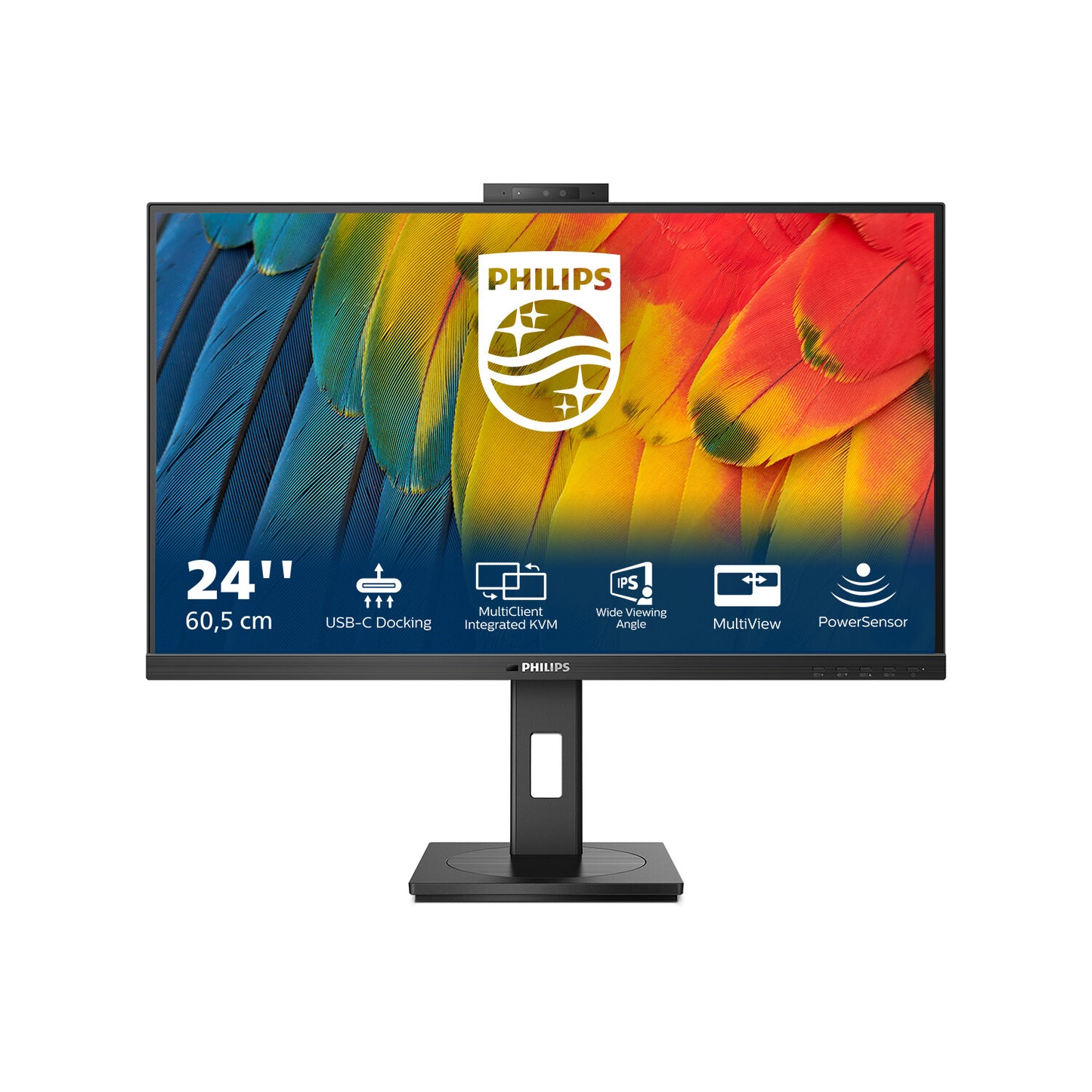 Philips 5000 series 24B1U5301H/00 LED display 60,5 cm (23.8") 1920 x 1080 pixlar Full HD LCD Svart