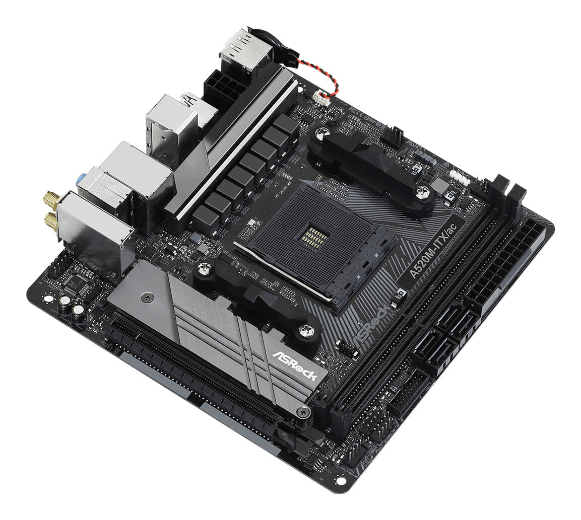 Asrock A520M-ITX/ac Uttag AM4 micro ATX