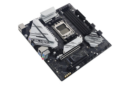 Biostar B650M-SILVER moderkort AMD B650 AM5-sockel micro ATX