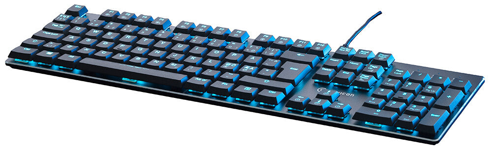 Voxicon DK-GR8-9 tangentbord Spela USB Nordic Svart
