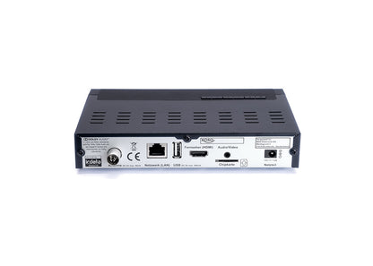 Xoro HRT 8770 Twin Kabel, Ethernet (RJ-45), Satellit 4K Ultra HD Svart