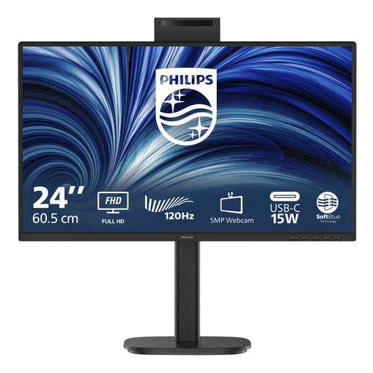 Philips 3000 series 24B2N3200JH/00 platta pc-skärmar 60,5 cm (23.8") 1920 x 1080 pixlar Full HD LCD Svart