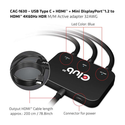 CLUB3D cac-1630 HDMI