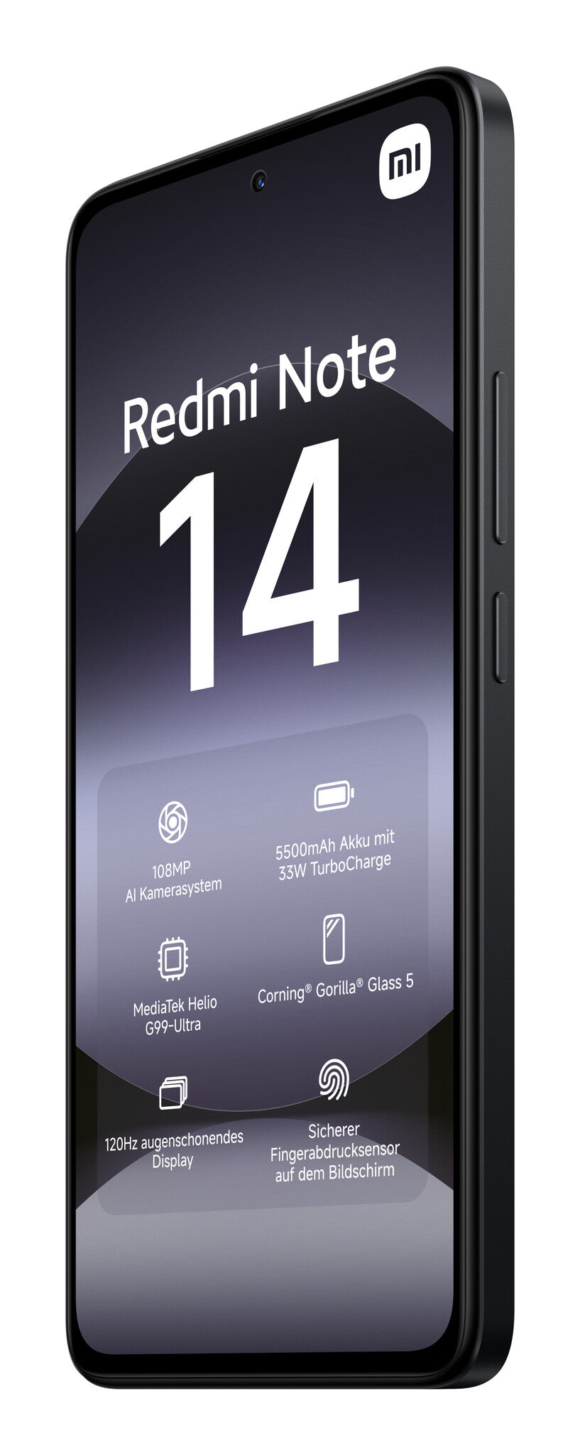 Xiaomi Redmi Note 14 16,9 cm (6.67") Hybrid Dual SIM 4G USB Type-C 6 GB 128 GB 5500 mAh Svart