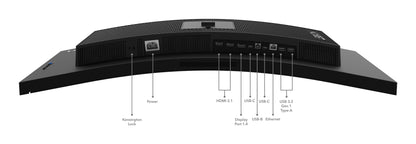 Lenovo Legion Y34wz-30 platta pc-skärmar 86,4 cm (34") 3440 x 1440 pixlar Wide Quad HD LED Svart