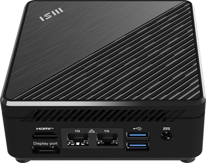 MSI Cubi N ADL-001EU Intel® N N200 4 GB DDR4-SDRAM 128 GB SSD Windows 11 Pro Mini PC Mini-PC Svart
