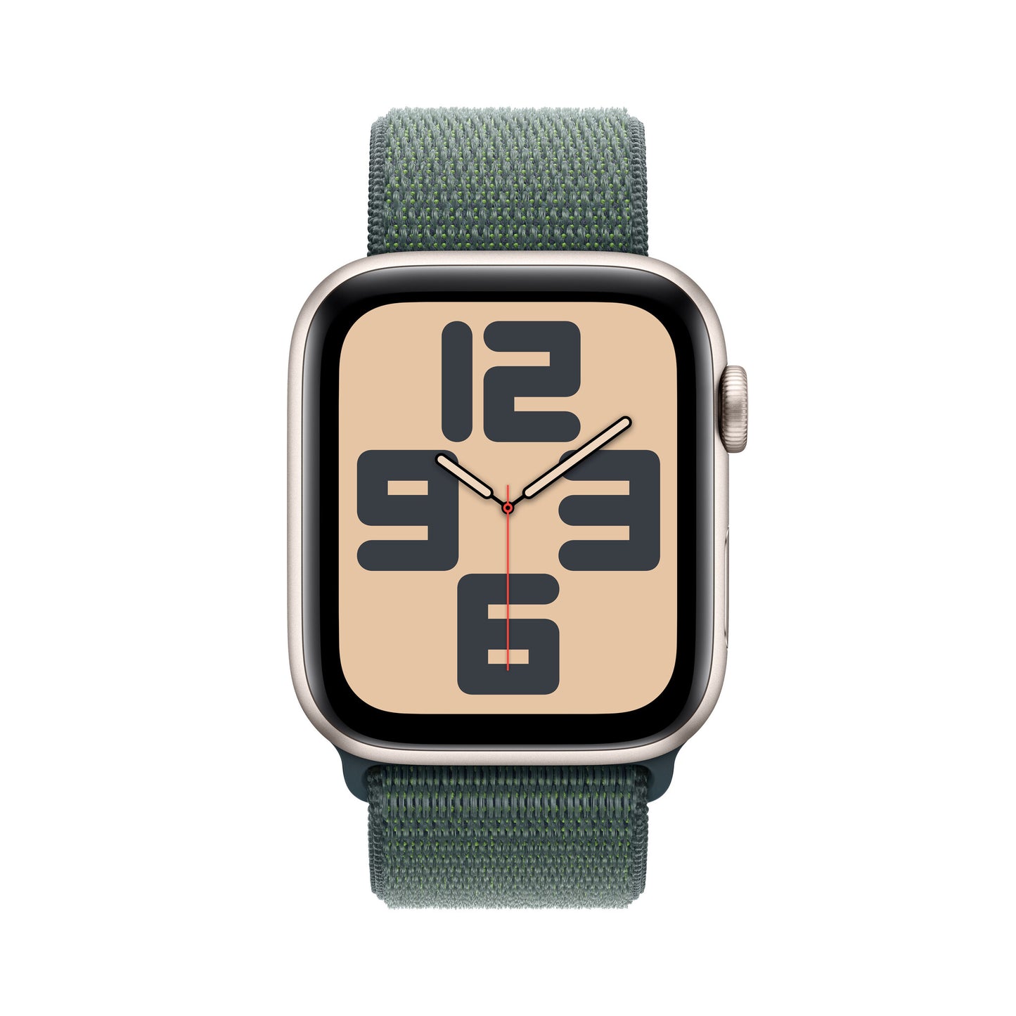 Apple Watch SE OLED 44 mm Digital 368 x 448 pixlar Pekskärm Beige Wi-Fi GPS