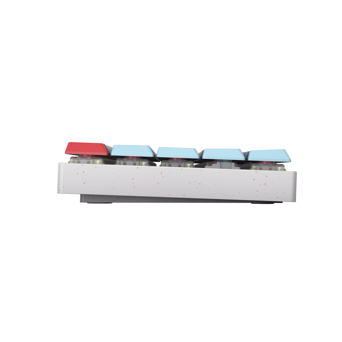CHERRY MX-LP 2.1 Compact Wireless tangentbord Spela Trådlös RF + Bluetooth QWERTZ tyska Vit