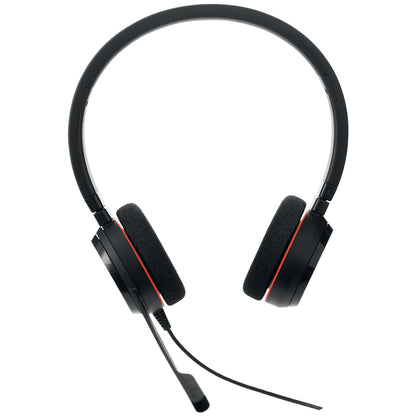 Jabra Evolve 20 Headset Kabel Huvudband Kontor/callcenter USB Type-A Svart