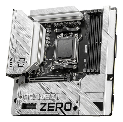 MSI B650M PROJECT ZERO moderkort AMD B650 AM5-sockel micro ATX