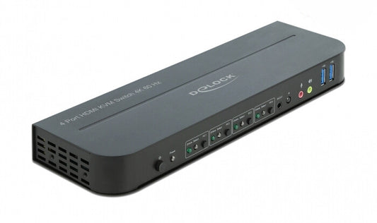 DeLOCK 11483 KVM-switchar Svart