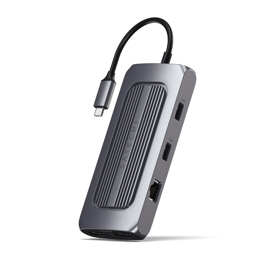 Satechi ST-UCMXAM dockningsstationer för bärbara datorer USB 3.2 Gen 1 (3.1 Gen 1) Type-C Grå