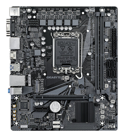 GIGABYTE H610M S2H V3 DDR4 moderkort Intel H610 Express LGA 1700 micro ATX