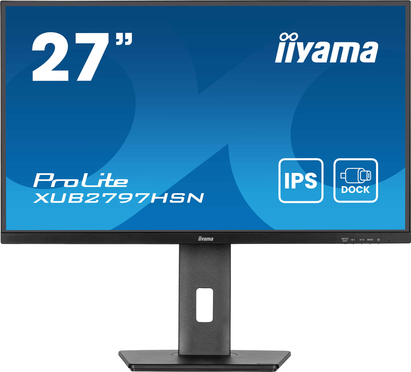 iiyama ProLite XUB2797HSN-B2 platta pc-skärmar 68,6 cm (27") 1920 x 1080 pixlar Full HD LED Svart