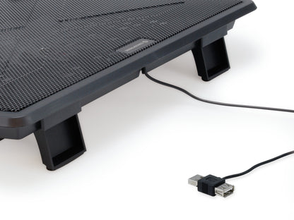 Conceptronic THANA06B kylningsdynor för bärbara datorer 39,6 cm (15.6") Svart