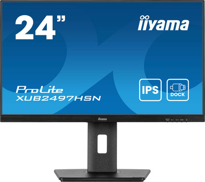 iiyama ProLite XUB2497HSN-B2 platta pc-skärmar 60,5 cm (23.8") 1920 x 1080 pixlar Full HD LED Svart