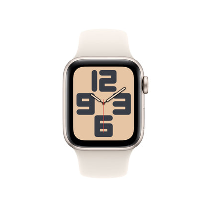 Apple Watch SE OLED 40 mm Digital 324 x 394 pixlar Pekskärm Beige Wi-Fi GPS