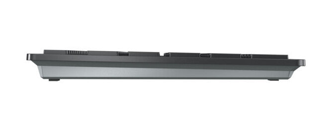 CHERRY KW 9100 SLIM tangentbord Universal Trådlös RF + Bluetooth QWERTY Portugisisk Svart, Grå