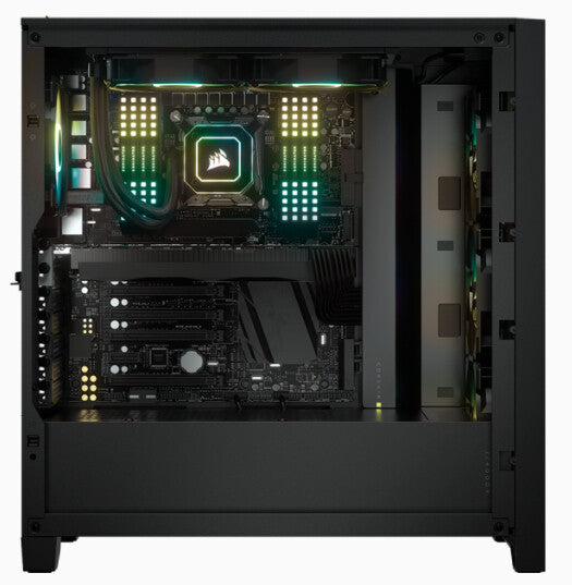 Corsair iCUE 4000X RGB Midi Tower Svart