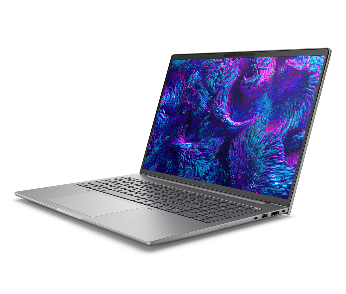 HP ZBook 8 G1i Intel Core Ultra 7 255H Mobil arbetsstation 40,6 cm (16") WQXGA 32 GB DDR5-SDRAM 2 TB SSD NVIDIA RTX PRO 500 Blackwell Wi-Fi 7 (802.11be) Windows 11 Pro Silver