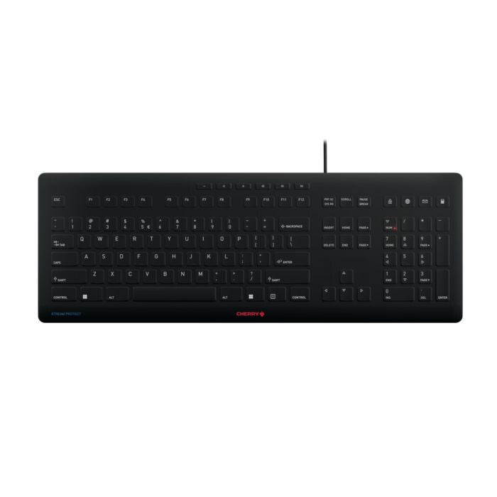 CHERRY JK-8502EU-2 tangentbord Universal USB QWERTY Engelsk Svart