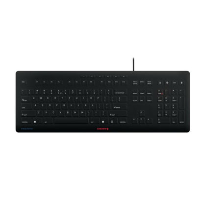 CHERRY JK-8502EU-2 tangentbord Universal USB QWERTY Engelsk Svart