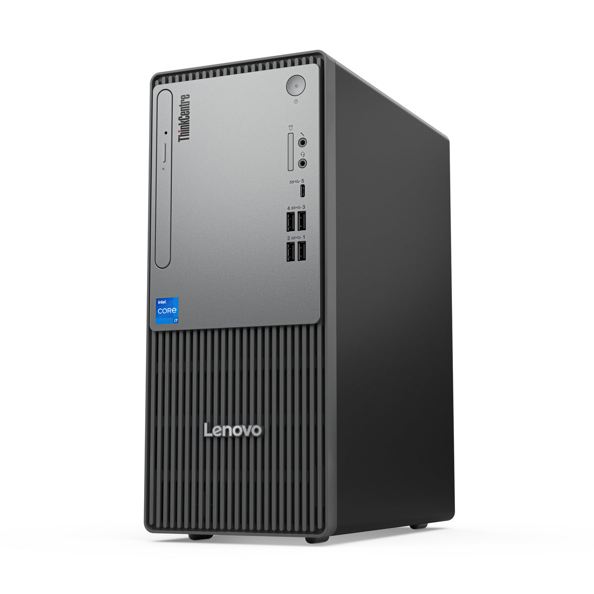 Lenovo ThinkCentre neo 50t Gen 5 Intel® Core™ i3 i3-14100 8 GB DDR5-SDRAM 512 GB SSD Windows 11 Pro Tower PC Svart, Grå