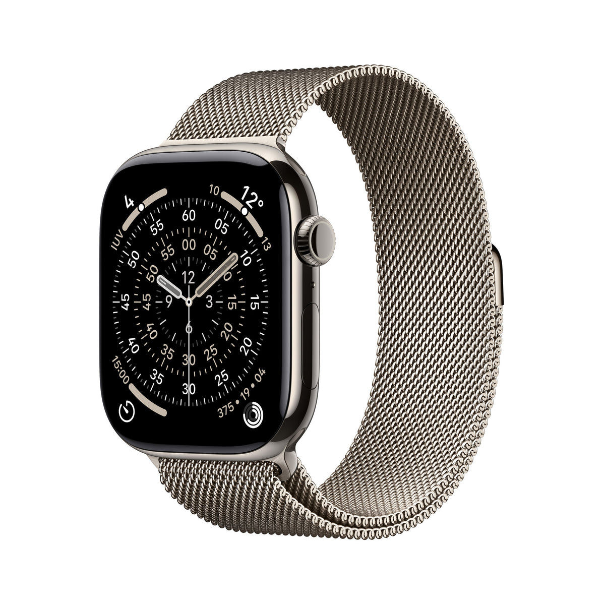 Apple Watch Series 11 OLED 46 mm Digital 416 x 496 pixlar Pekskärm 5G Titan Wi-Fi GPS