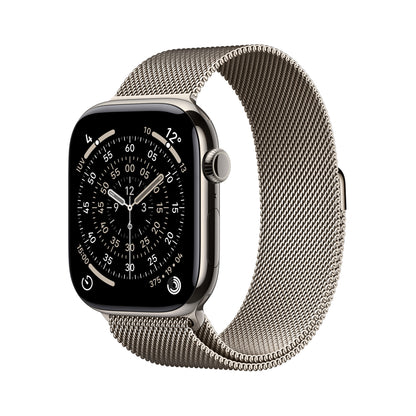 Apple Watch Series 11 OLED 46 mm Digital 416 x 496 pixlar Pekskärm 5G Titan Wi-Fi GPS