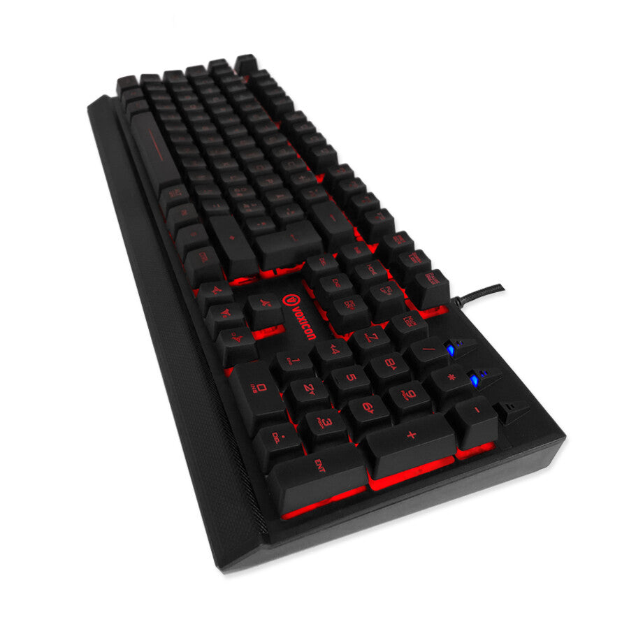Voxicon Gaming GR8-10 tangentbord Spela USB QWERTY Nordic Svart