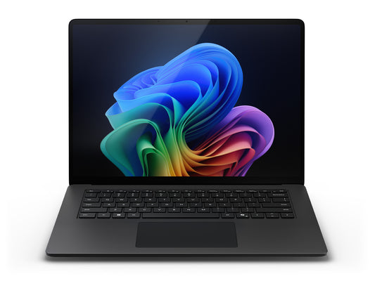 Microsoft Surface Laptop 7 Copilot+ PC Snapdragon X1E-80-100 Bärbar dator 38,1 cm (15") Pekskärm 64 GB LPDDR5x-SDRAM 1 TB SSD Wi-Fi 7 (802.11be) Windows 11 Pro Svart