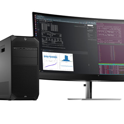 HP Z4 G5 Intel Xeon w3 w3-2425 32 GB DDR5-SDRAM 1 TB SSD Windows 11 Pro Tower Arbetsstation AI Workstation Svart