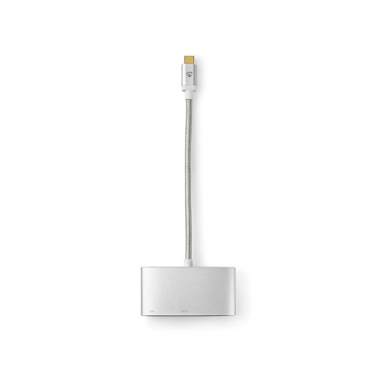 Nedis CCTB64765AL02 dockningsstationer för bärbara datorer Silver