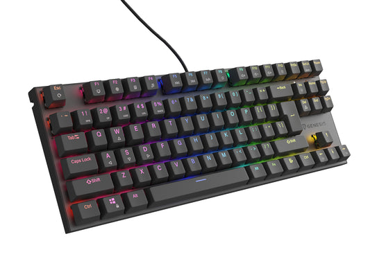 GENESIS Thor 303 TKL tangentbord Spela USB QWERTY Amerikanskt internationellt Svart