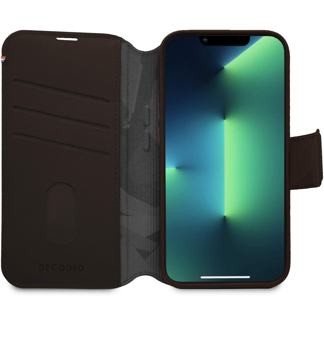 Decoded D23IPO14MDW5CHB mobiltelefonfodral 17 cm (6.7") Plånbok Brun