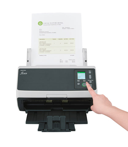 Ricoh fi-8170 ADF + scanner med manuell matning 600 x 600 DPI A4 Svart, Grå