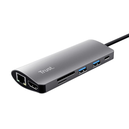 Trust Dalyx nätverkskort/adapters Intern HDMI, RJ-45, USB 3.2 Gen 1 (3.1 Gen 1)