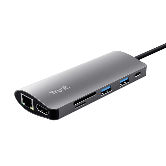 Trust Dalyx nätverkskort/adapters Intern HDMI, RJ-45, USB 3.2 Gen 1 (3.1 Gen 1)