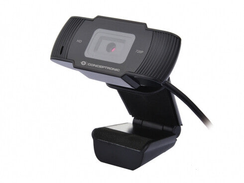 Conceptronic AMDIS 720P HD webbkameror 1280 x 720 pixlar USB 2.0 Svart