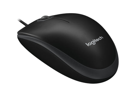 Logitech B100 datormöss Kontor Ambidextrous USB Type-A Optisk 800 DPI