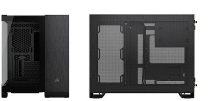 Corsair CC-9011287-WW datorväskor Midi Tower Gjuten aluminium, Svart